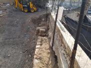  بالصور: العثور على بقايا من سور يافا خلال حفريات في البلدة القديمة