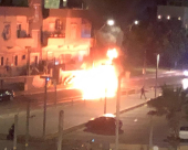 فجر اليوم: احتراق مركبة في مدينة يافا دون اصابات