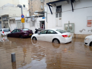  فيديو: افتتاح المركز الجماهيري لاستقبال العائلات المتضررة جراء الامطار