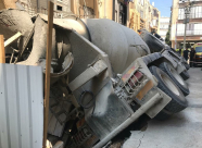  اصابة طفيفة لسائق بانقلاب شاحنة في بات يام جنوب يافا 