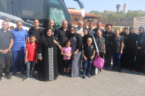  بالصور: عودة الفوج الأول من معتمري يافا الى ديارهم سالمين