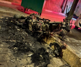  يافا: حرق دراجة نارية في حي العجمي 