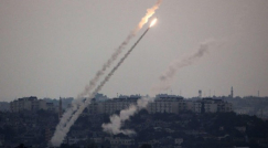 فيديو: إطلاق صاروخين من غزة باتجاه النقب 