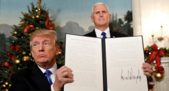 ترامب: قد أفتتح بنفسي السفارة الأمريكية في القدس