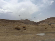 البحث عن سائق شاحنة عربي من المثلث جرفته السيول في النقب