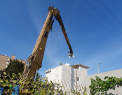  بالفيديو: هدم أجزاء من بيت عائلة العيسوي في مدينة اللد 