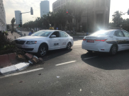 اصابة طفيفة لسائق مركبة بحادث طرق ذاتي بيافا