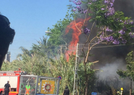   بالفيديو: حريق كاد ان يتسبب بكارثة في مدينة يافا والشرطة تحقق