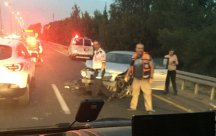  اصابة شخصين بحادث طرق بين مركبتين قرب مدينة اللد