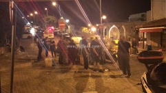 بالصور: اصابة طفيفة لراكب دراجة هوائية في مدينة يافا