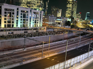  الاثيوبيون يغلقون شارع أيالون أمام حركة السير 