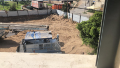  صور: إدخال آليات ثقيلة الى أرض مقبرة الاسعاف بيافا