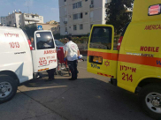 صور: اصابة متوسطة لسيدة مسنّة اثر تعرضها لحادث دهس في اللد 