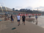 فيديو: حملة على شواطئ يافا لتوعية النزلاء من مخاطر البحر 