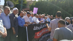 المئات في مظاهرة كفرقاسم احتجاجًا على مقتل الشهيد محمد طه وجرائم القتل في الوسط العربي