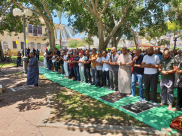 فيديو: صلاة جمعة حاشدة بحديقة العجمي في يافا استنكاراً لاعتداءات الشرطة المتكررة 