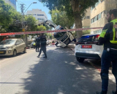 مصرع عامل (40 عامًا) اثر انقلاب رافعة في تل أبيب