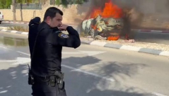  اصابة خطرة لشاب اثر انفجار سيارة في ريشون لتسيون