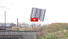 بالفيديو: عملية هدم فاشلة لمبنى أدت لحدوث وضع غريب