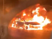 العثور على جثة شابة داخل سيارة مشتعلة في منطقة الشاغور