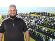  شاهد: الشيخ محمد عايش "تعالوا لنجتمع على الألفة والمحبة في صلاة عيد الأضحى بمتنزه العجمي"