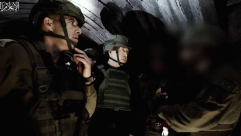 فيديو : وصلتم متاخرين رسالة تحدٍ من حماس حول النفق المكتشف 