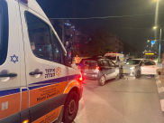  الرملة: اصابة متوسطة لسائق بحادث طرق بين مركبتين