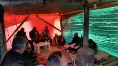 بالصور: وفد من قرية دهمش في زيارة للعراقيب	