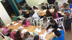 مخيم يوم الأحد في المركز الجماهيري بمدينة يافا 