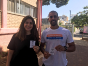  فيديو| المرشح عبد القادر ابو شحادة يُدلي بصوته "تعالوا واصنعوا مستقبلنا"