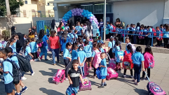 فيديو: افتتاح السنة الدراسية الجديدة في مدرسة الأخوة الابتدائية بيافا