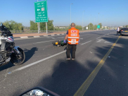 اصابة خطرة لراكب دراجة نارية من الرملة بحادث طرق قرب اللد