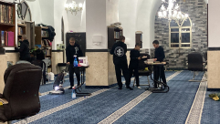 يافا: سرية كشاف النادي الاسلامي في حملة لتنظيف مسجد الجبلية