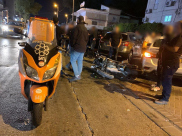  الرملة: اصابة متوسطة لراكب دراجة نارية بحادث طرق 