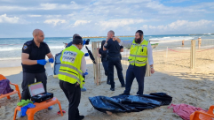  مصرع مسنّة غرقاً على شاطئ البحر شمال يافا