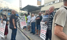 استمرار الوقفات الأسبوعية ضد سياسة التهجير الإسرائيلية في مدينة يافا