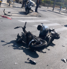 يافا: إصابتان في حادث طرق بين درّاجتين ناريّتين