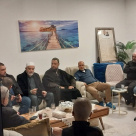 الشيخ رائد صلاح يقدم واجب العزاء لعائلة أبو نجم في مدينة يافا