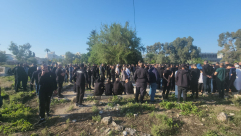 اللد: بالحزن والدموع - تشييع جثمان الشاب حمزة ابو غانم