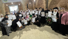 يافا: بالصور إحتفال تخريج طالبات مشروع القرآن جنتي