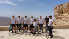 فريق هواة ركوب الدراجات الهوائية اليافاوي يقترب من الوصول الى أم الرشراش