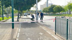 يافا: انفجار المركبة - الشارع ما زال مغلقاً وتحقيقات الشرطة متواصلة