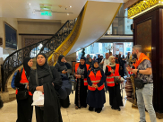  فيديو: حجاج يافا، اللد والرملة يصلون الى المدينة المنوّرة