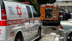 يافا: إصابة سيدة اثر احتراق دراجة كهربائية 