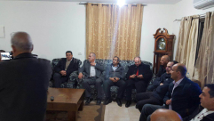 صور: وفد من لجنة المتابعة يقدم واجب العزاء لآل شعبان في مدينة اللد