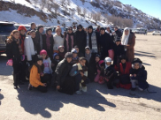 صور: الفرع النسائي في مركز حراء بمدينة يافا ينظم رحلة إلى جبل الشيخ