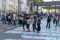 فيديو: ميناء يافا يستعد لاستقبال مئات الأطفال في الافطار الجماعي الضخم 