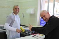 بالصور: افتتاح مسمكة الحاج خليل الأسمر في مدينة يافا بحلتها الجديدة 