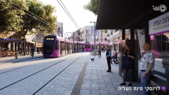 لمحة على القطار الخفيف في يافا 