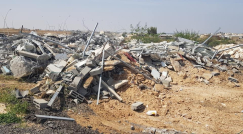 هدم 6 بيوت لعائلة العتايقة في رهط 